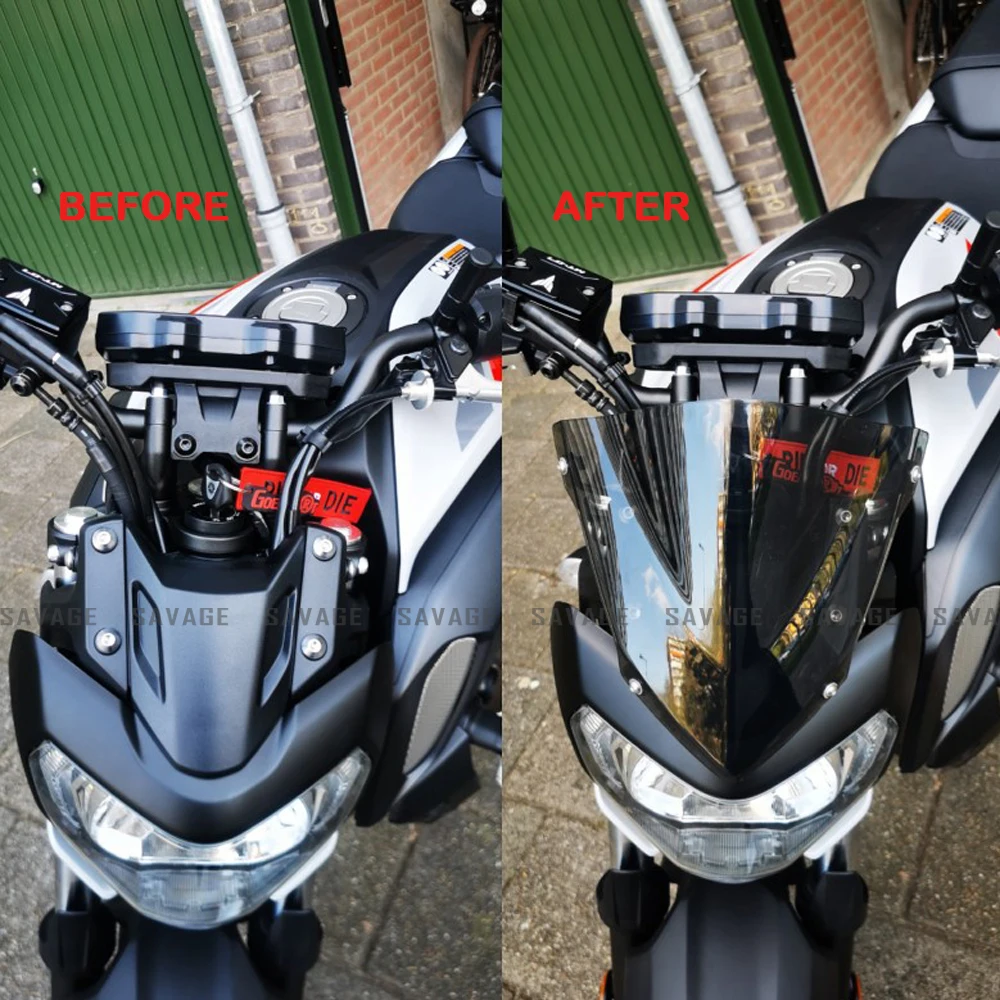 Ветровое стекло для YAMAHA MT-07 FZ-07 2014-2018 2019 2020 аксессуары мотоциклов ветровые