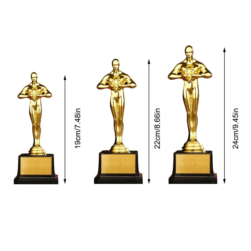 Оскар трофей награды Реплика маленький золотой человек PC позолоченная команда