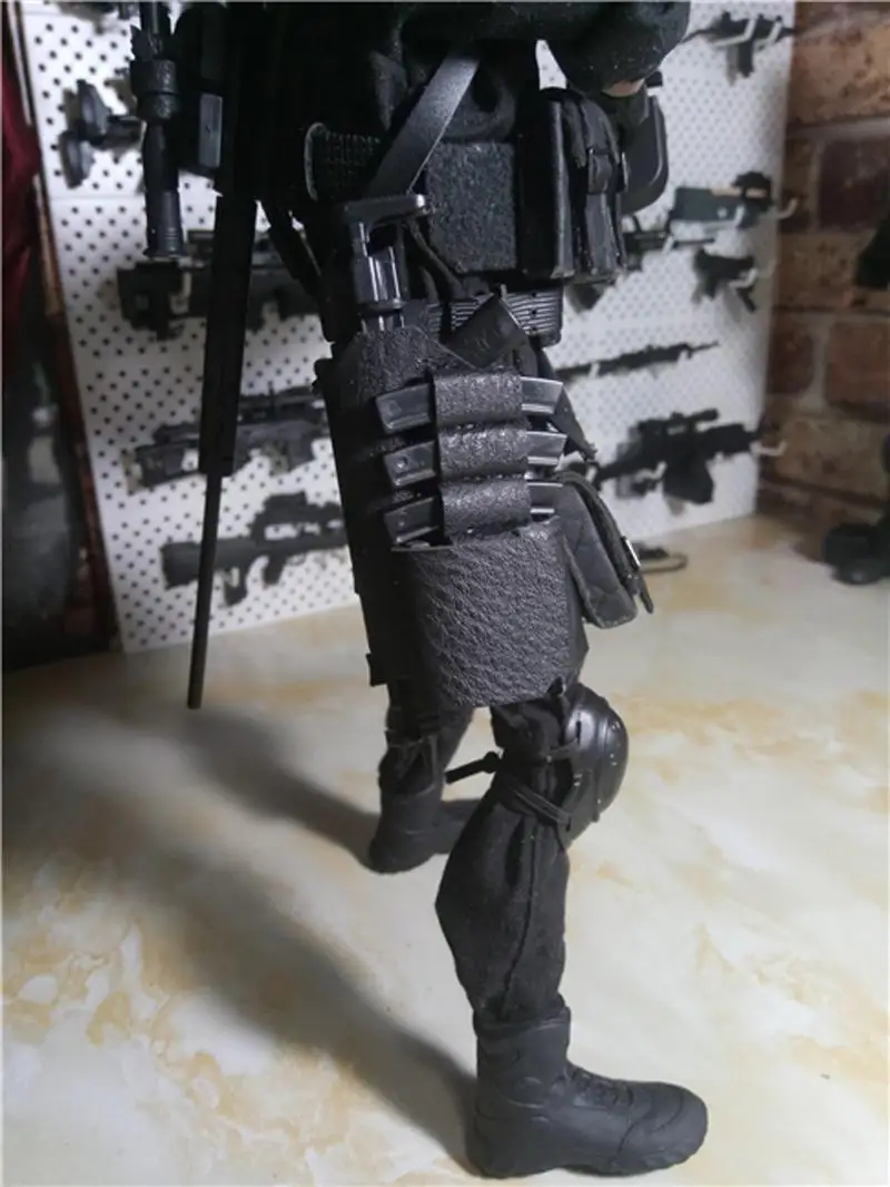 Модель солдата 1/6 кобура MP5 набор новая военная модель DIY с длинным