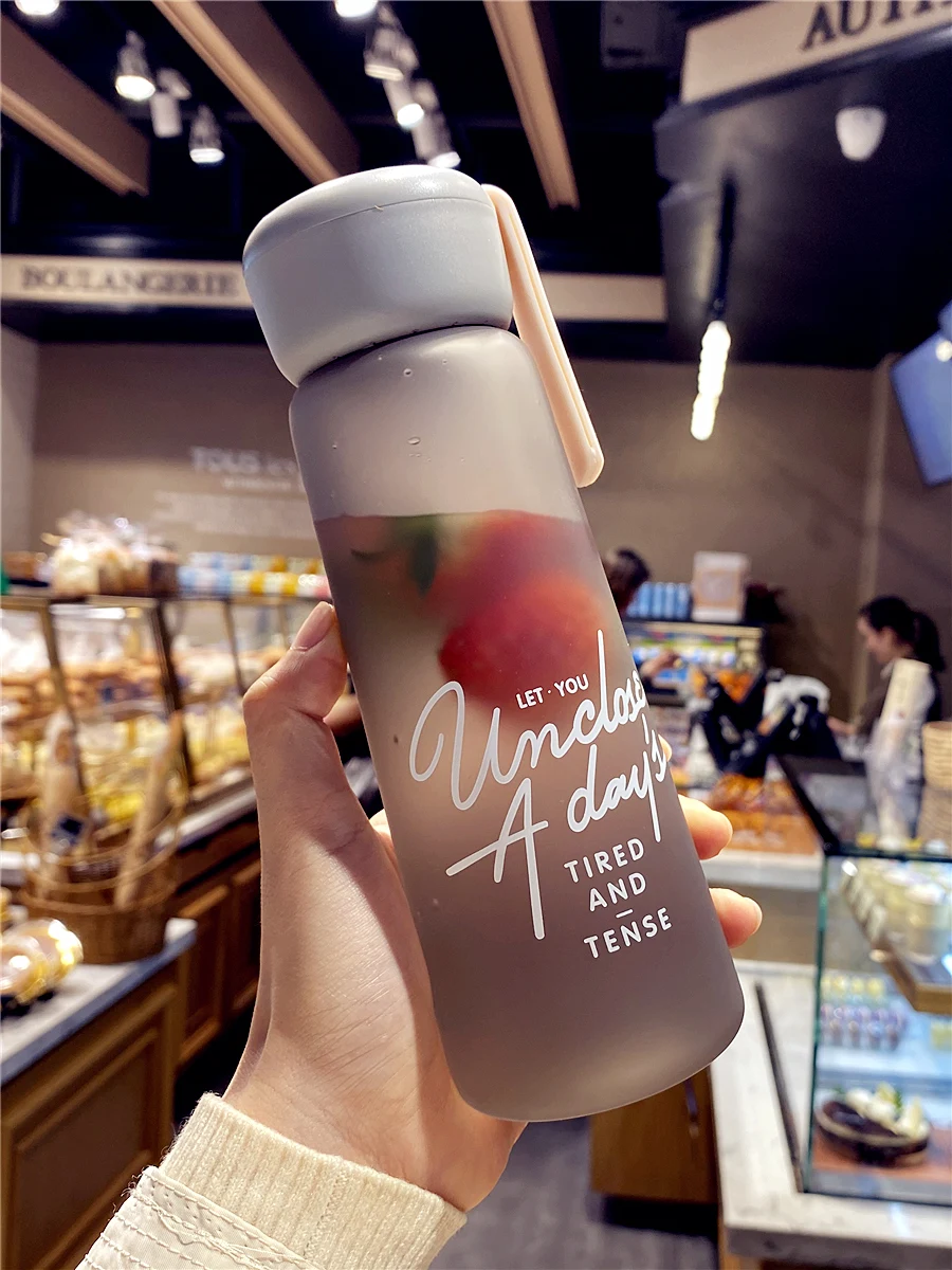 Прозрачная термобутылка для воды инфузор милый спортивный инфузер Детские