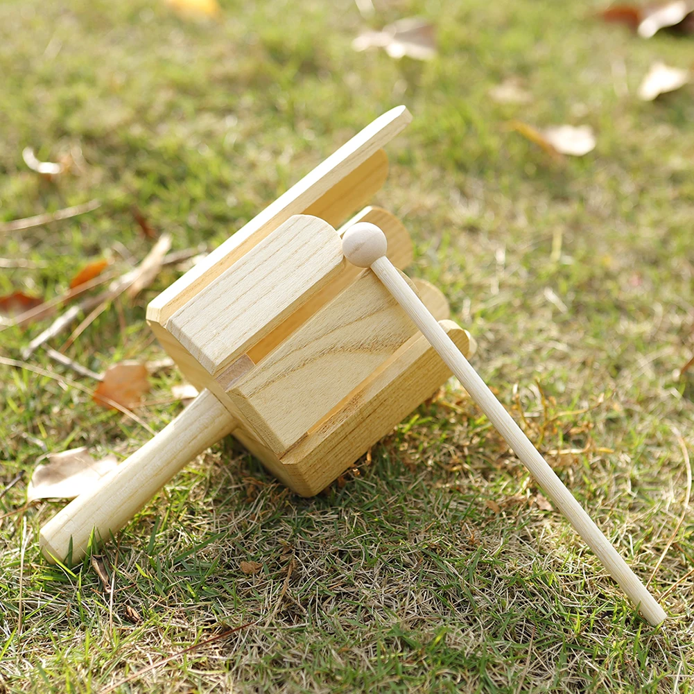 

Retro Wooden Eight Tone Sound Tube Lightweight Portable Music Elements for Kids Percussion Instrument Musical Toy