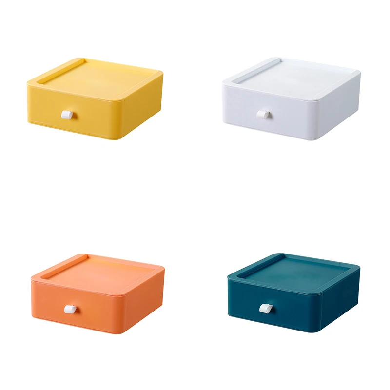 

Ящик пластиковый многоцветный, 1 шт., можно накладывать, школьные и офисные принадлежности