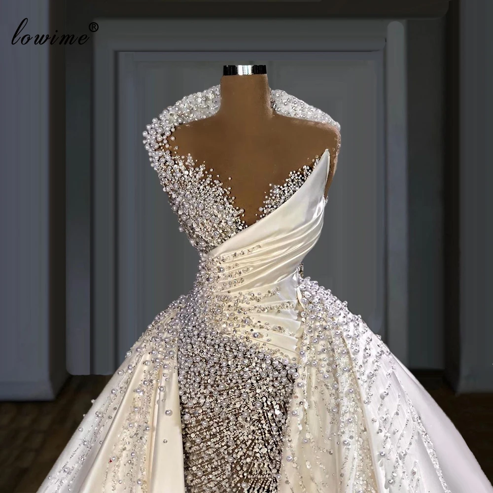 Великолепное белое искусственное оформление юбки со съемной юбкой Роскошные