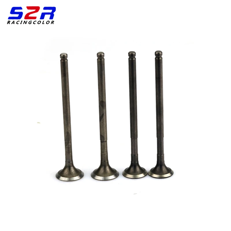 4X мотоцикла впускного клапана Комплект мотоцикл выхлопной шток скутер части
