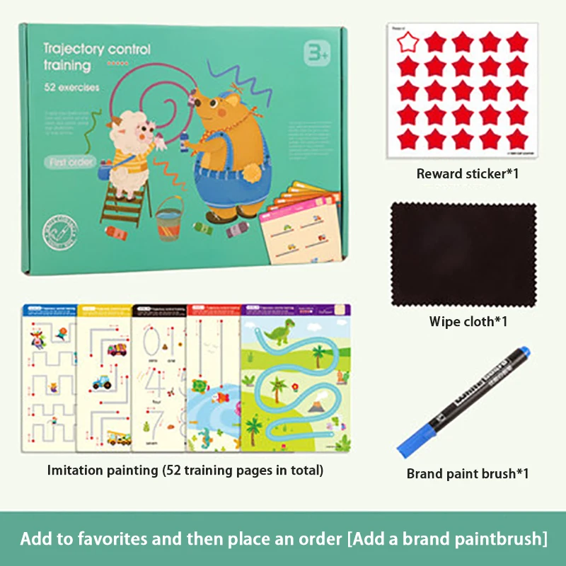 Набор для рисования по методике Монтессори обучающие игрушки письма детей 2 4 6