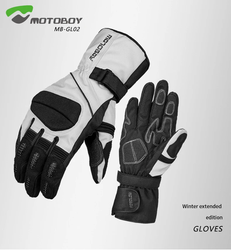 

SFK MOTOBOY Mad-biker Motorcycle Gloves Winter Warm Waterproof Windproof Protective Gloves 100% Waterproof Guantes Luvas