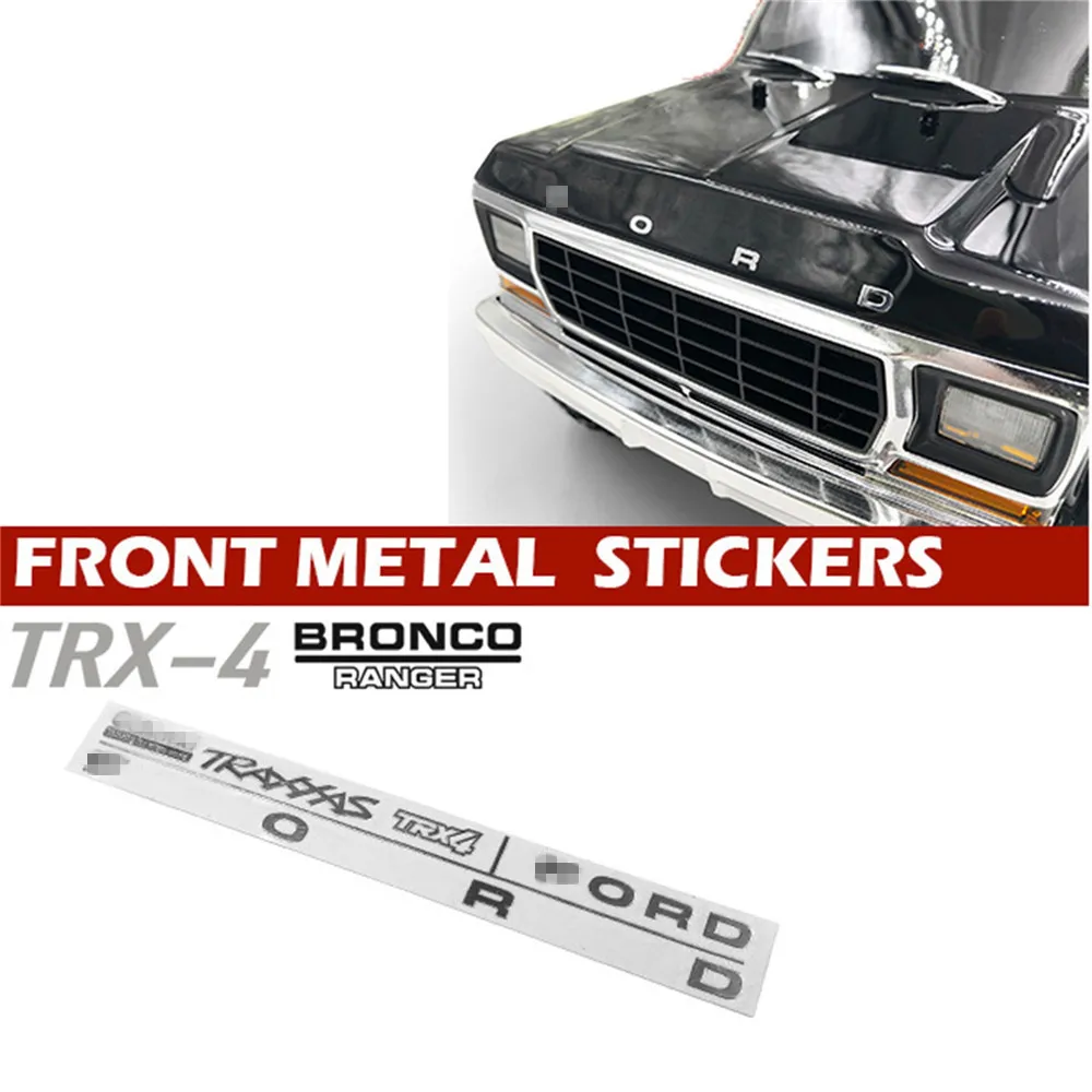 RC автомобильная часть FORD Металлическая Эмблема голова с голотипом для 1:10 TRAXXAS trx-4