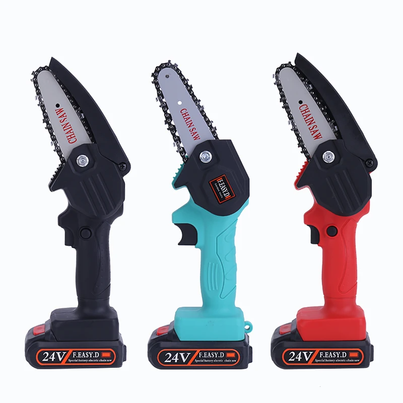 

24V Mini 4-Inch Pruning Saw 550W Electric Chainsaws Removable With Lithium Battery For Fruit Tree Garden Trimming Electric Saws