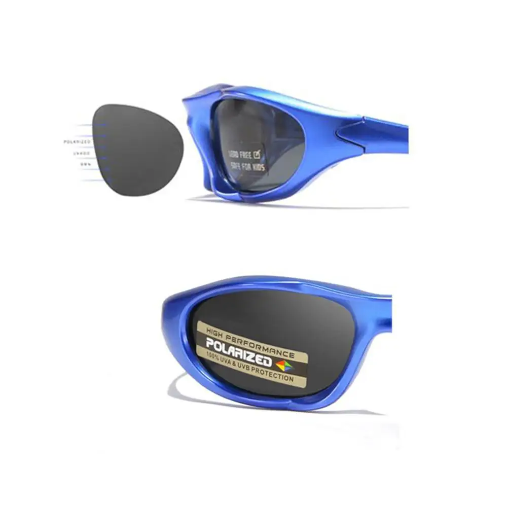 Детские поляризованные солнцезащитные очки для девочек и мальчиков крутые