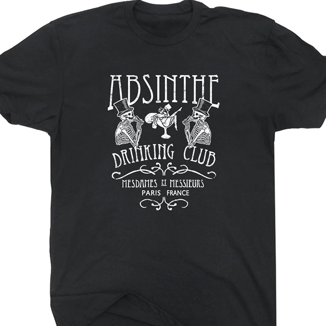 Абсент футболка Париж питьевой Клуб французский бар Винтаж Фея Винсента Ван Гога