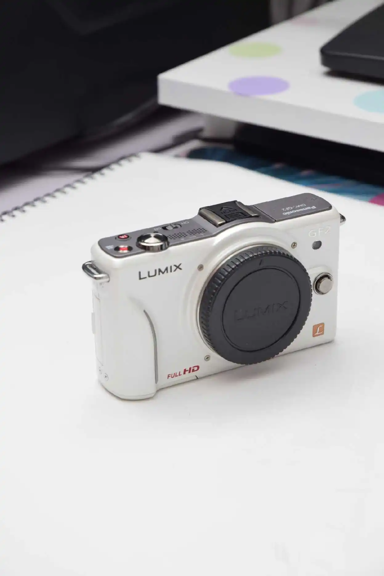 Б/у, Panasonic, GF2 12.1MP цифровой Камера с 3-дюймовым ЖК-дисплей(без объектива или с объектив б/у