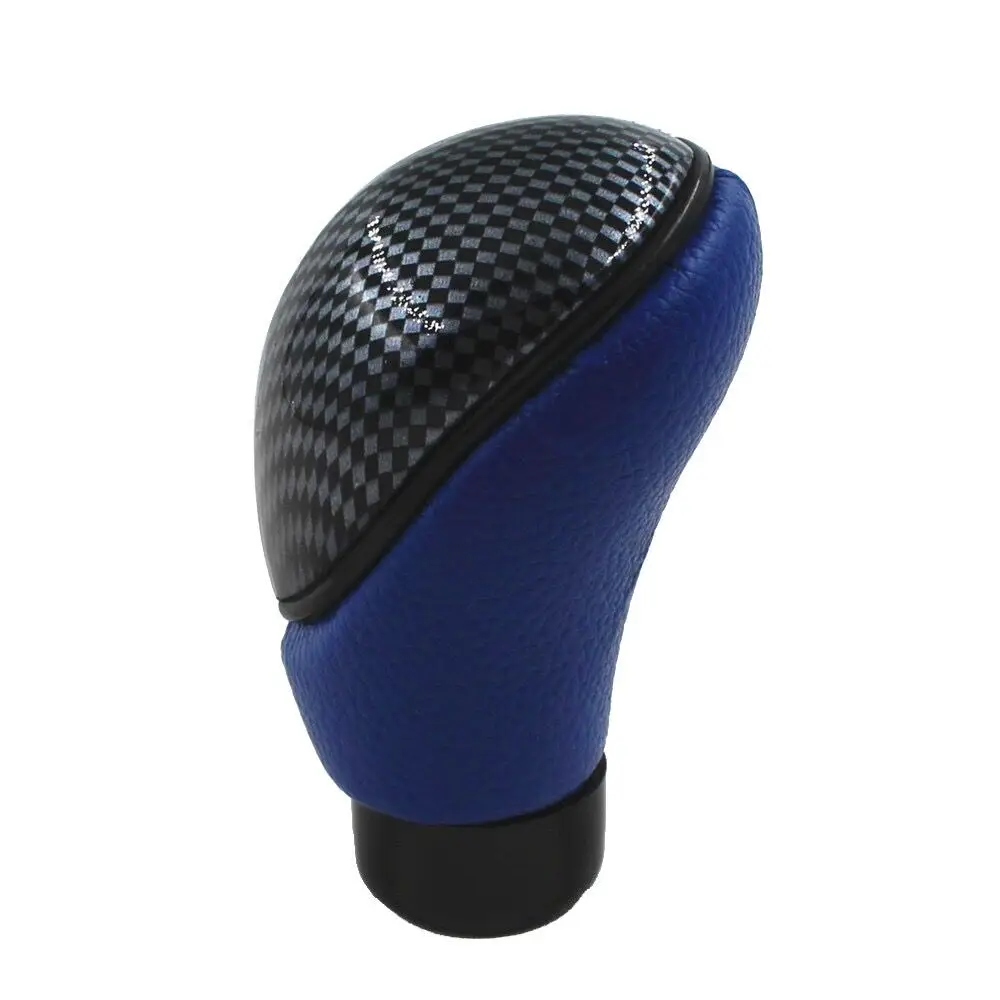 Универсальная черная кожаная гоночная Спортивная ручка переключения передач