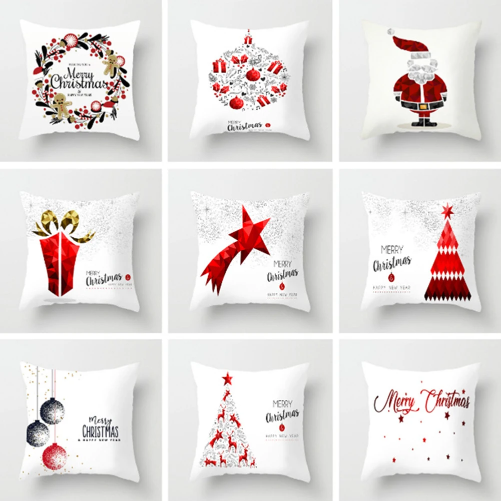 Счастливого Рождества Бросок Наволочка гостиная подарок автомобиль наволочки