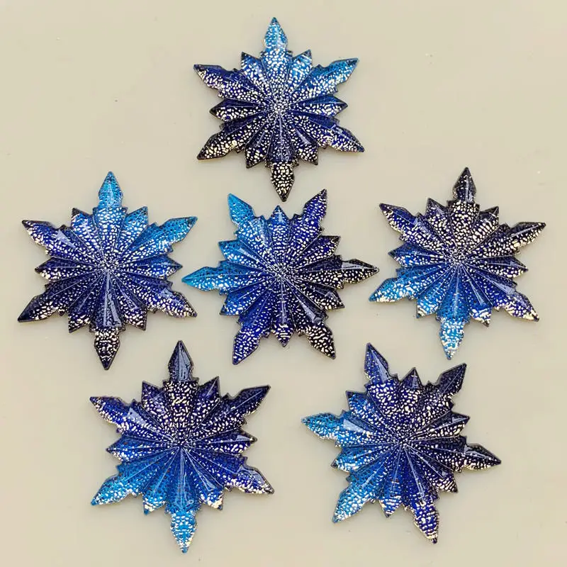 10 шт. 32 мм Хрустальная Смола Стразы с плоским основанием хрустальные камни