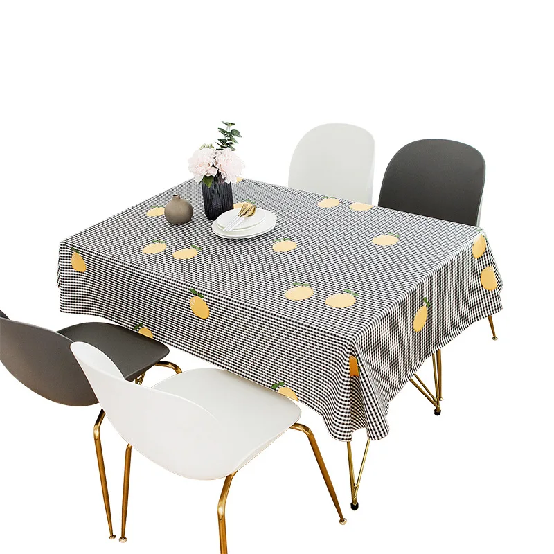 

Simple And Generous Rural Style Home Dining Table Cloth Restaurant Rectangular/Round Picnic Plaid Cloth Checkered Tablecloth
