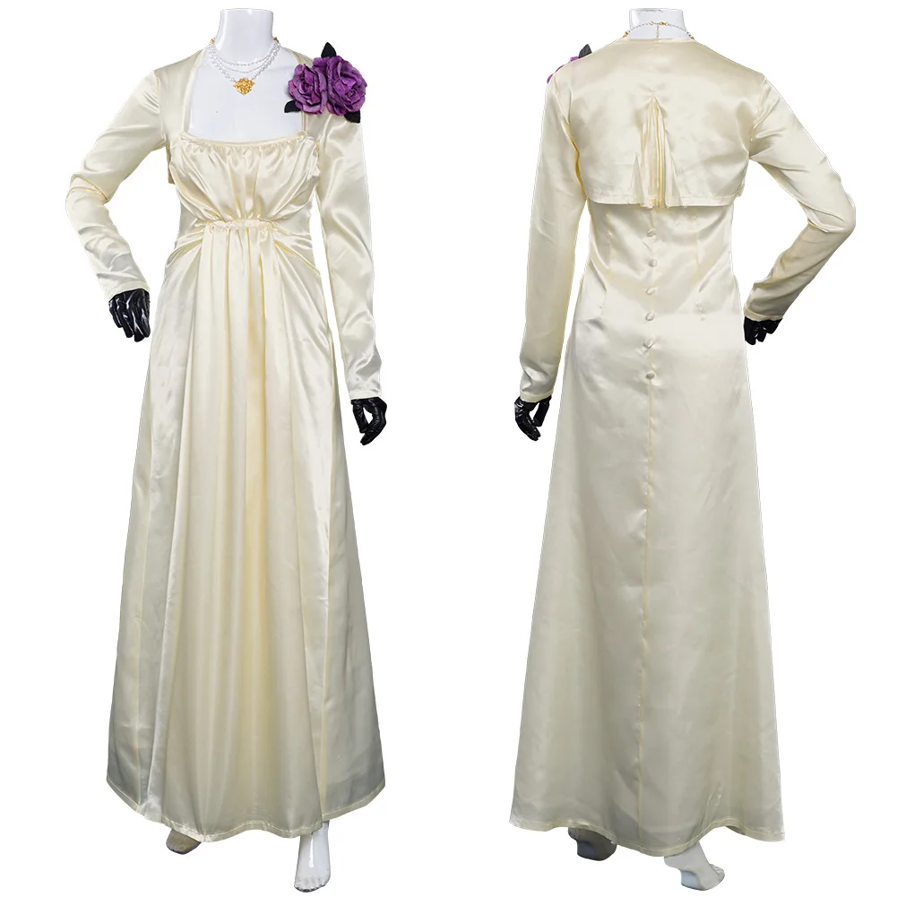 

Village Alcina Dimitrescu Cosplay Costume Outfits Halloween Carnival Suit