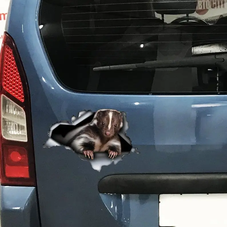 

2021 Skunk car decal , Skunk magnet, Skunk sticker