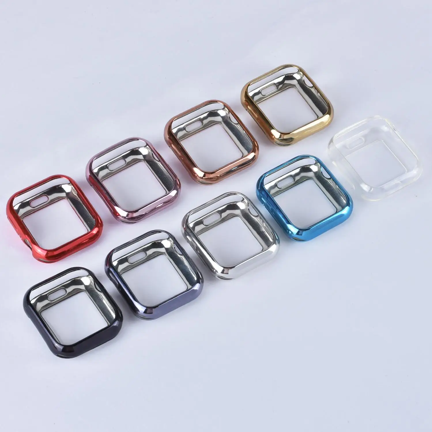 Тонкий мягкий чехол ProBefit из ТПУ для Apple Watch Series 1 2 3 38 42 мм защитный с покрытием iwatch 4