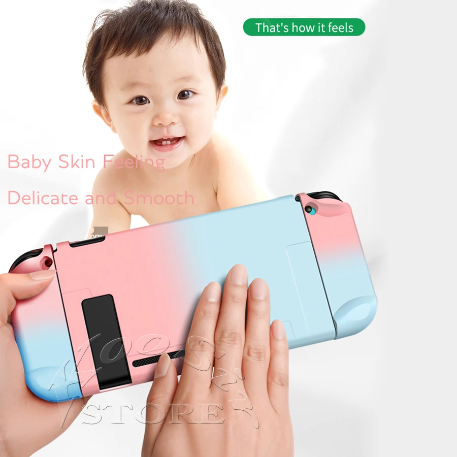 Съемный милый чехол для Nintendo Switch розовый корпус Nitendo жесткий switch и Joy con|Сумки| |