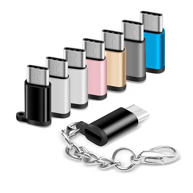 Металлический микро USB к C адаптер кабель для Huawei P20 P30 Pro Samsung S8 S9 S10 Plus Microusb Otg Type Usbc