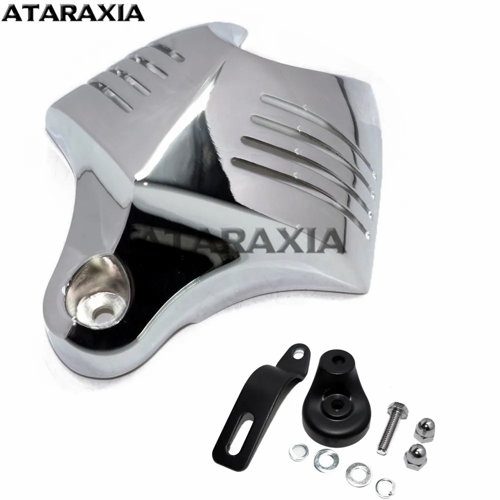 Алюминиевый мотоциклетный хромированный черный V образный кожух для Harley Big Evo /