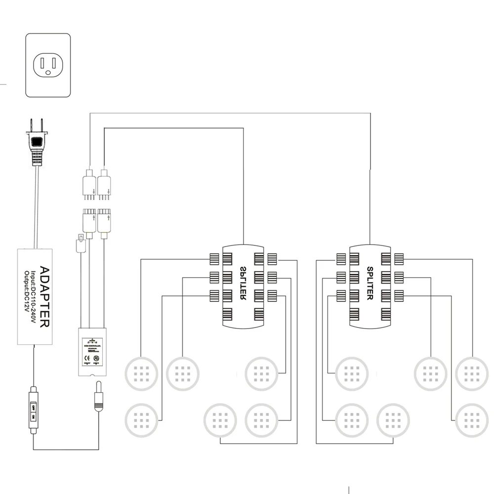 aiboo cabinet light led rgbwrgbww 45681012 lamps linkable under counter lighting with remote for kitchen wardrobe free global shipping