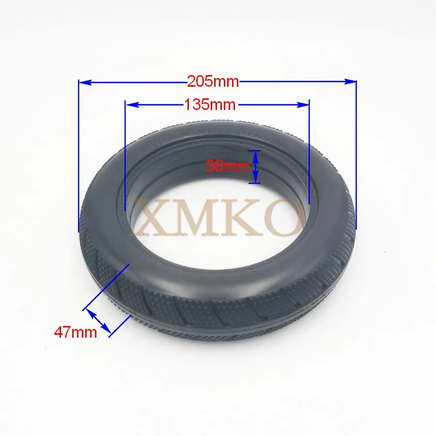 8 5 дюймовая непневматическая прочная амортизирующая полиуретановая сплошная