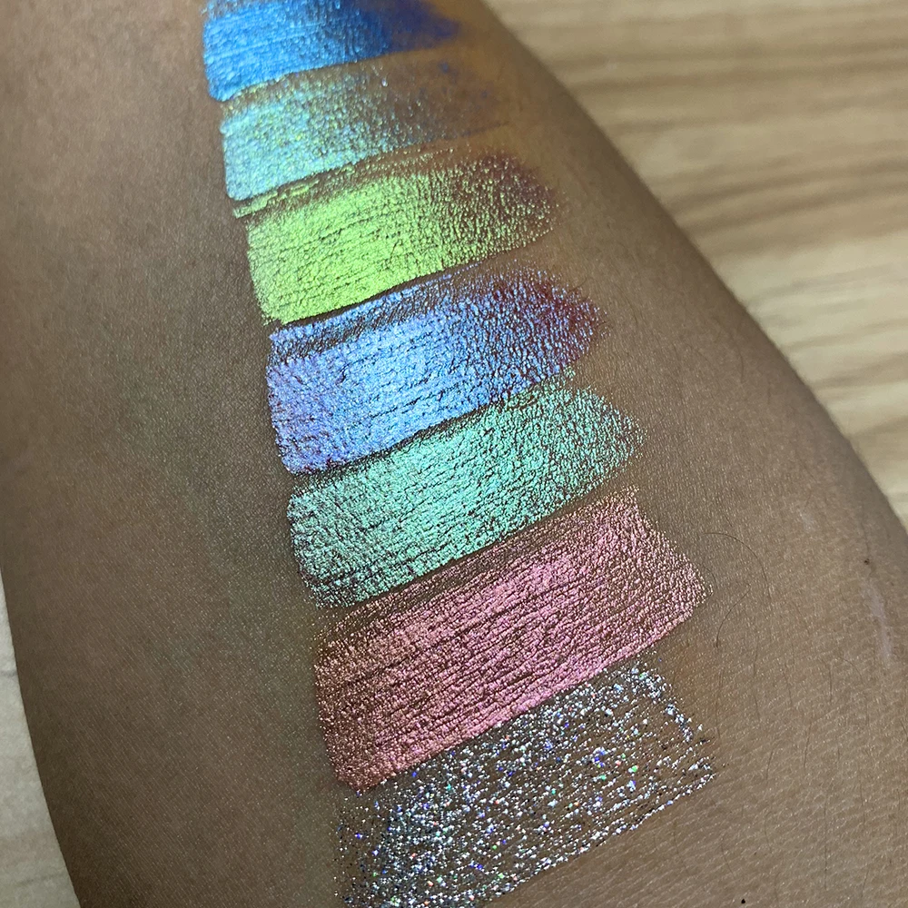 Ucanbe блестящие жидкие тени для век металлическое мерцание макияж