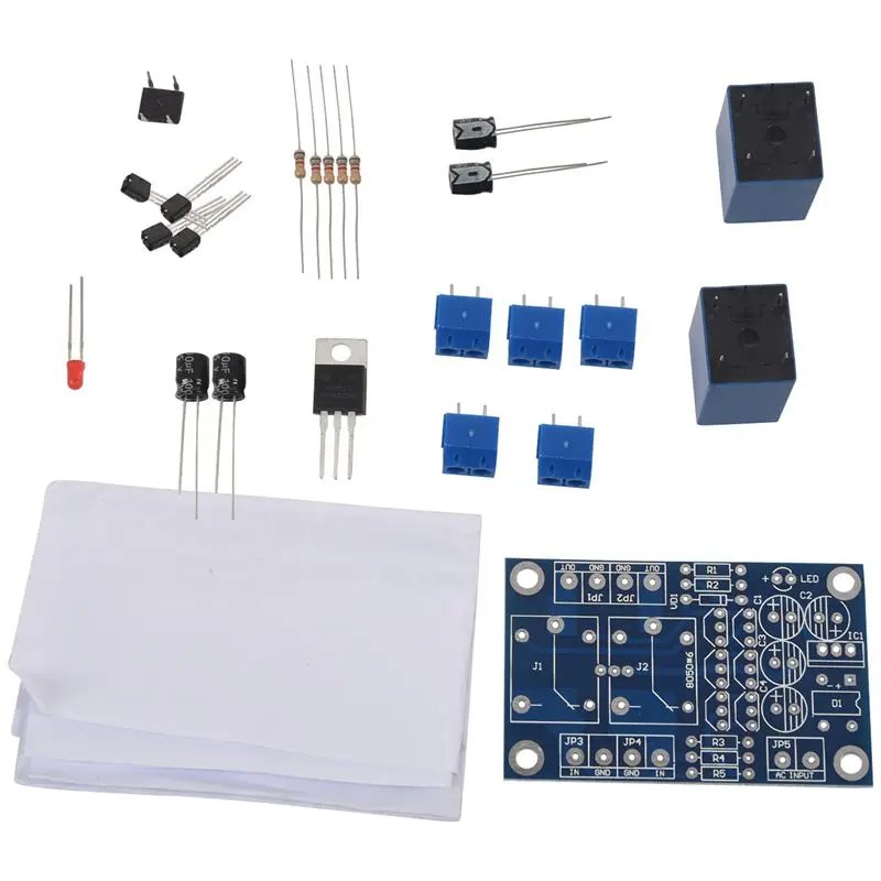 1 шт. двойное реле усилитель мощности плата спикер задержка загрузки DC