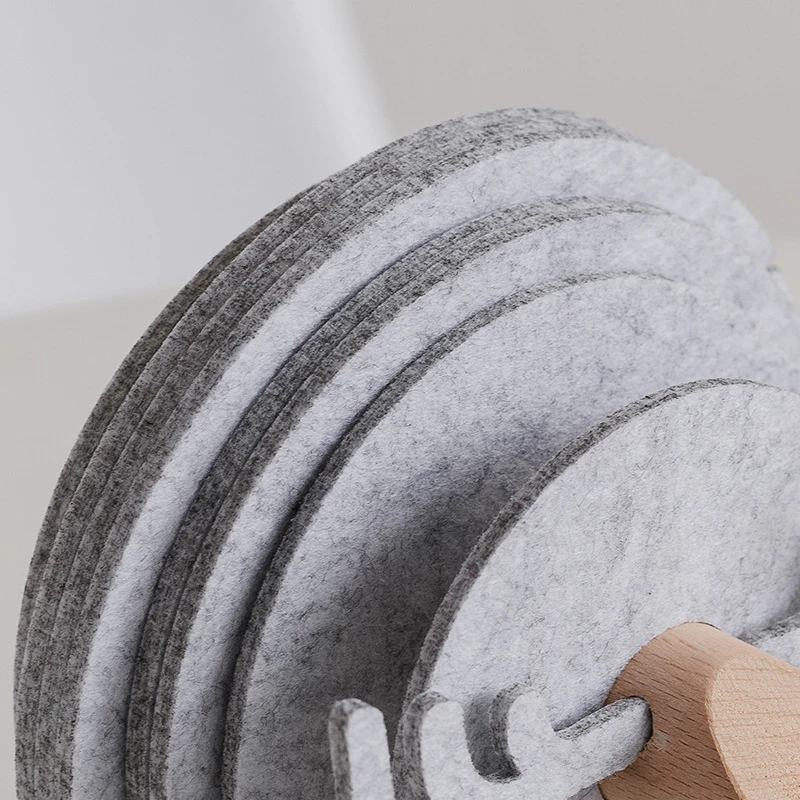Креативные коврики из шерсти скандинавские Нескользящие круглые