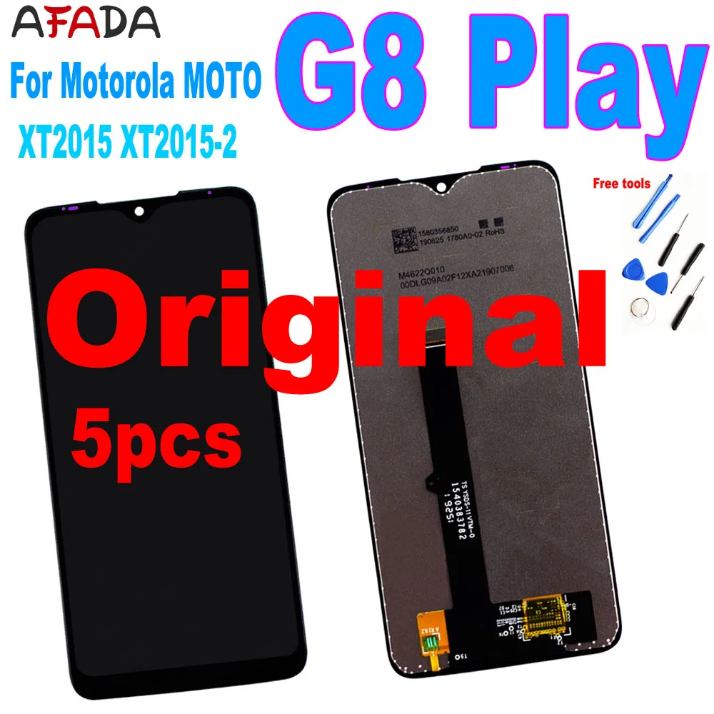 

5 шт., Оригинальный сенсорный ЖК-дисплей для Motorola Moto G8 Play XT2015
