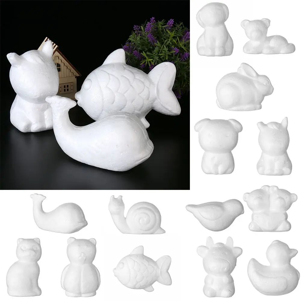 Christmas Gifts Party Supplies Home Decoration Animals Shape Styrofoam Foam Balls White Polystyrene