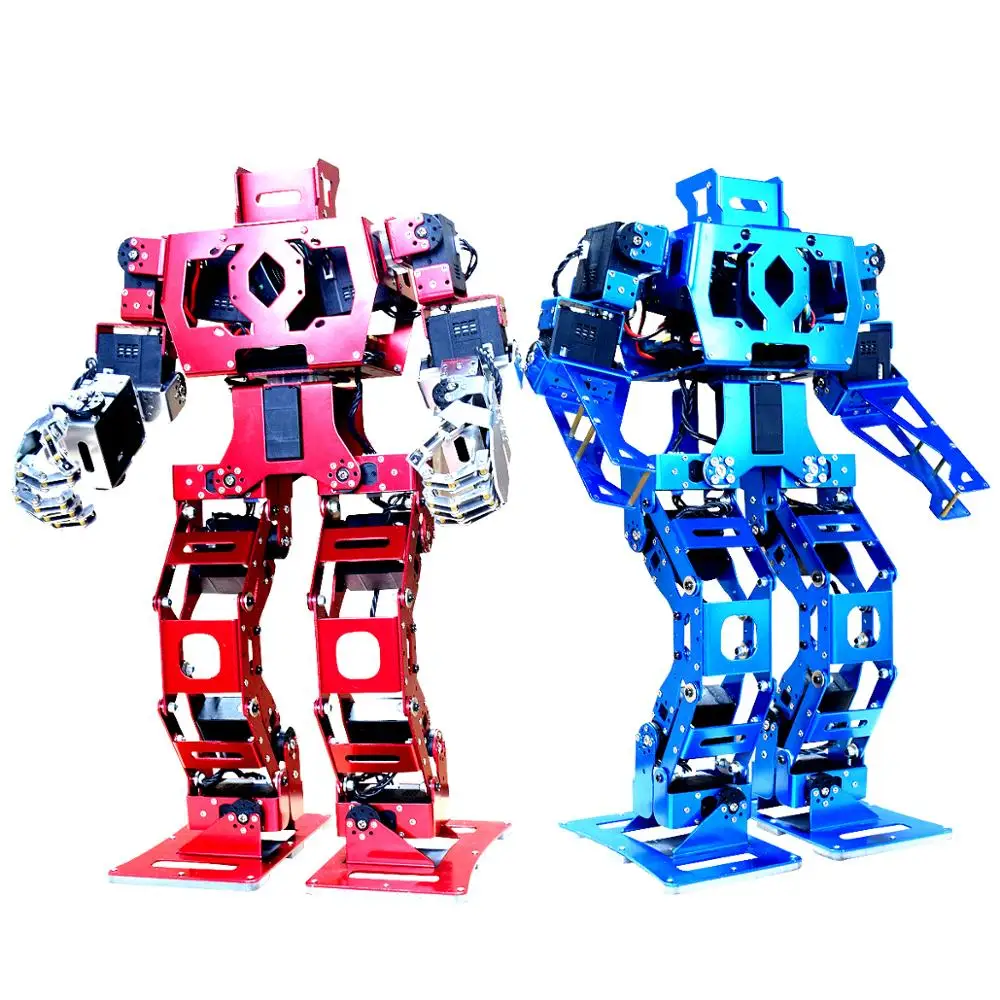 Собранный гуманоидный двуногий робот 17DOF иметь боец/с поясом/DIY структура без