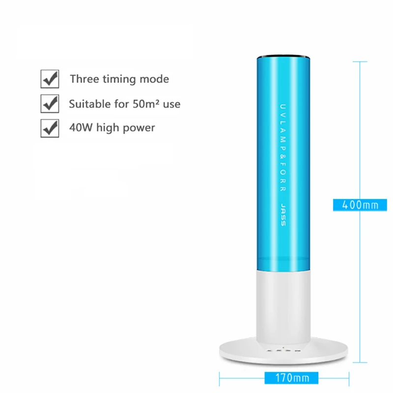 

In Stock!!! 40W UV Ultraviolet Disinfection Lamp Sterilizer Lamp Remote Control for Office Home Car Interior Air Purifier