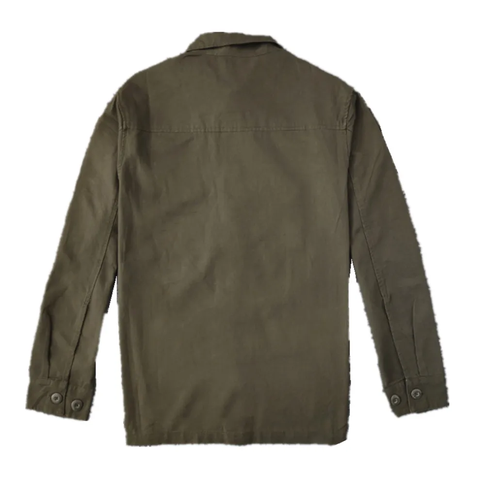 American 101 Airborne Tactical Shirt Military Special Forces Lapel Outdoor Jacket Training Coat Retro Cotton