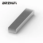Заводской радиатор BRZHIFI из 6061 алюминиевого профиля для линейного светодиодного освещения для аквариума, усилителя мощности, охлаждения, от оригинального производителя