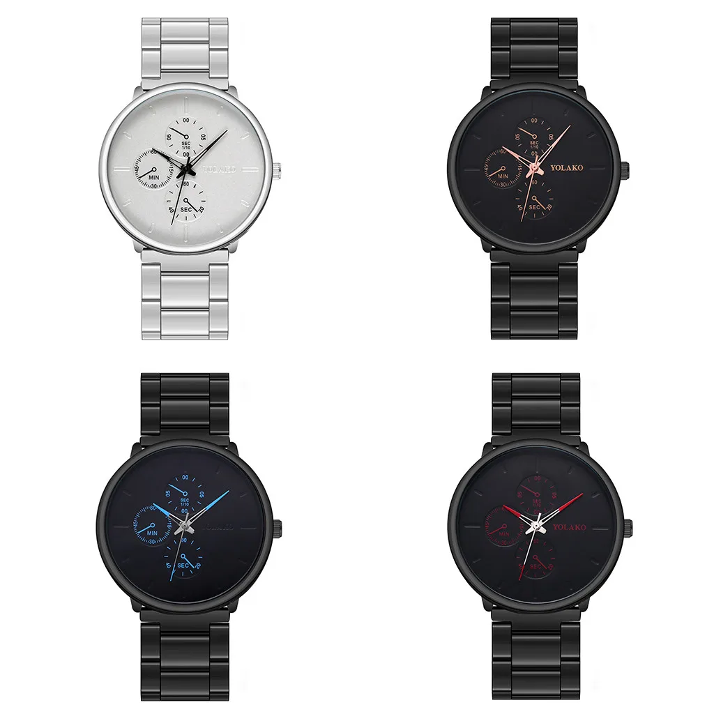 Часы YOLAKO женские с сетчатым ремешком роскошные деловые Простые повседневные