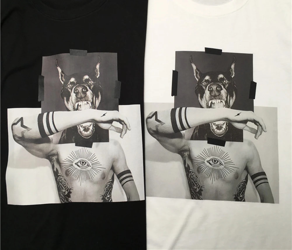 Футболка с коротким рукавом marcelo barrett мужская и женская рубашка рисунком бульдога