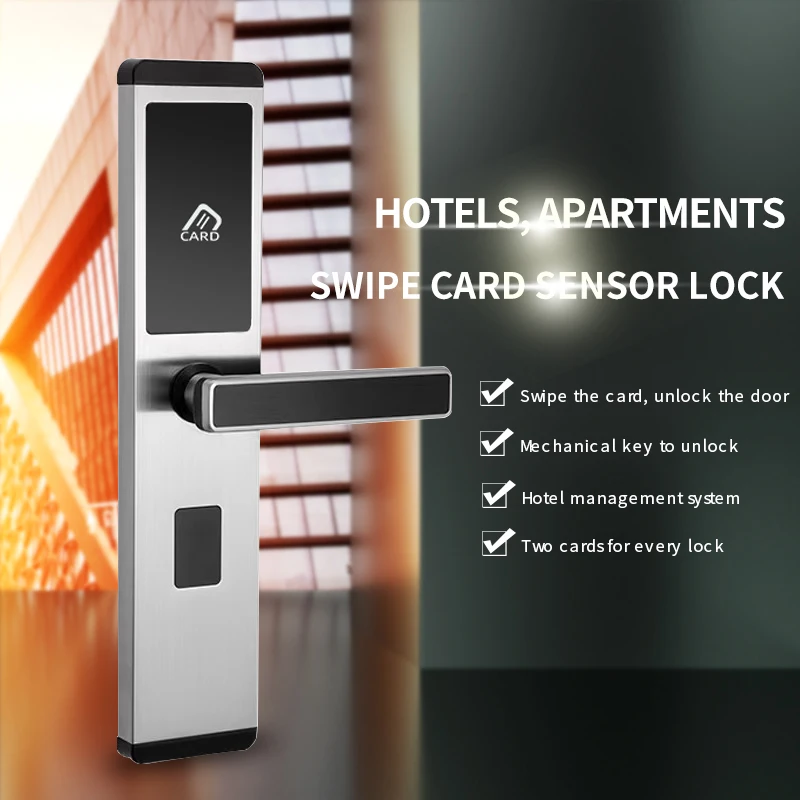 

Smart Lock Apartment Smart Lock Electronic magnetic card induction lock hotel and bed and breakfast IC card lock