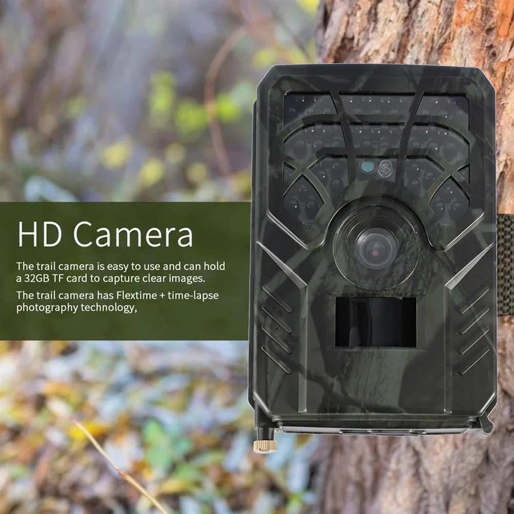 

2021 Hunting Camera PR300C Ip56 Waterproof Wildlife Camera Night Vision Photo Trap Hunting Equipment