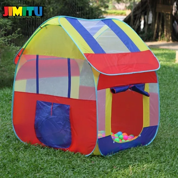 Забавная детская игровая палатка JIMITU домашняя складная игрушка для кемпинга