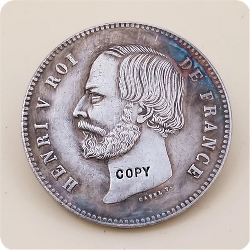 1871 Франция 5 франков копия монеты|Безвалютные монеты| |