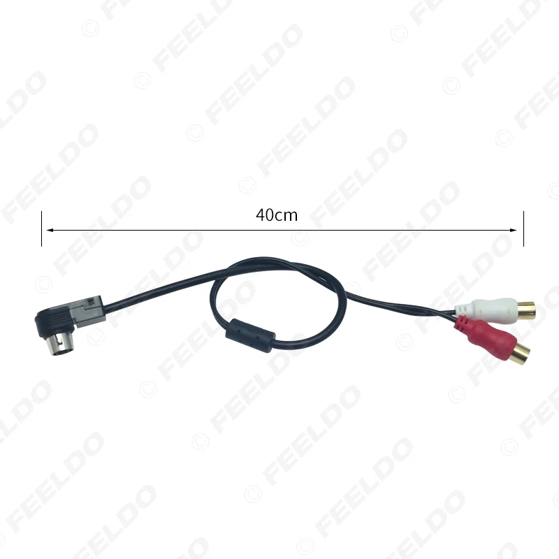 Автомагнитола FEELDO 2RCA-кабеля Aux-адаптер для Alpine KCA-121B JVC Ai-net проигрыватель 9887 105 117 9855