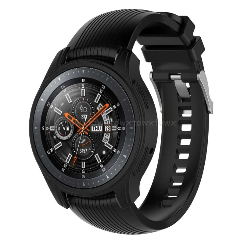 Силиконовый мягкий защитный чехол-рамка для часов Samsung Galaxy Watch 46 мм Gear S3 Frontier S11 19