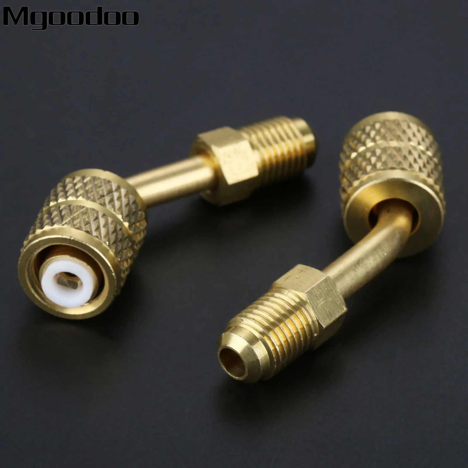 Раздельный адаптер для сервисного порта без кабеля Mayitr латунный кондиционера R410a