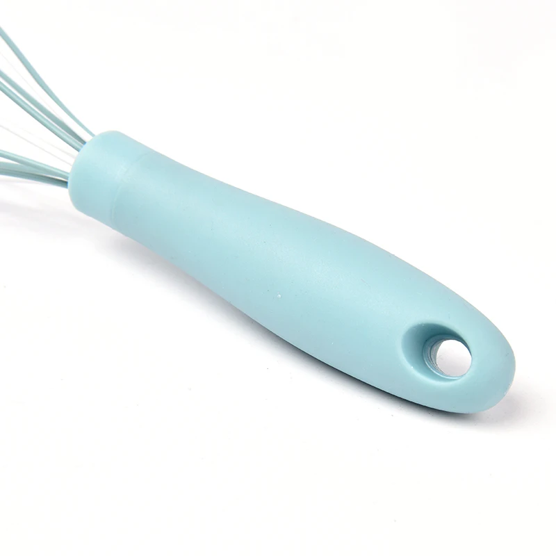 

JamesF Silicone Whisk Manual Egg Beater Milk Cream Frother Kitchen Baking Cooking Utensils Stainless Steel Inner Core Non Slip