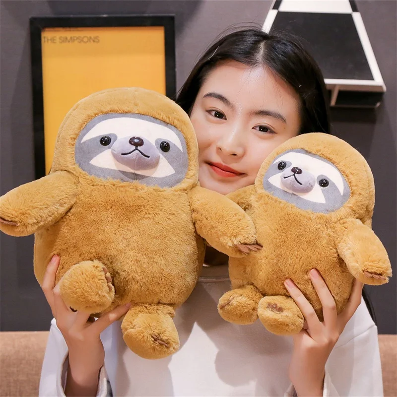 

Cute Sloth Folivora Plush Toy Crazy Animal City Stuffed Animal Toy Cartoon Backbag Soft Pillow Lovely Birthday Gifts for Kids