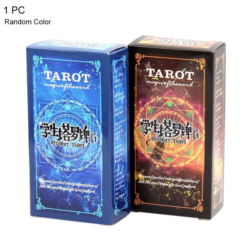 

Student Tarot Cards Deck with Guidebook Mysterious Divination Astrology Board Game Oracle Playing Card