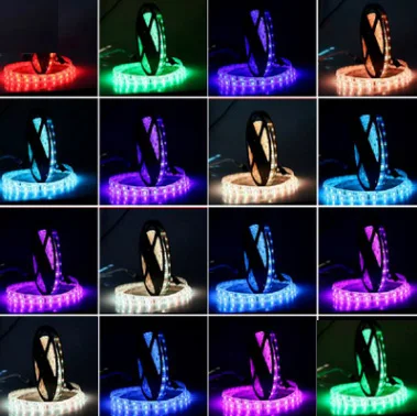Светодиодная лента RGB 5050 2835 SMD 12 В с поддержкой Bluetooth водонепроницаемая