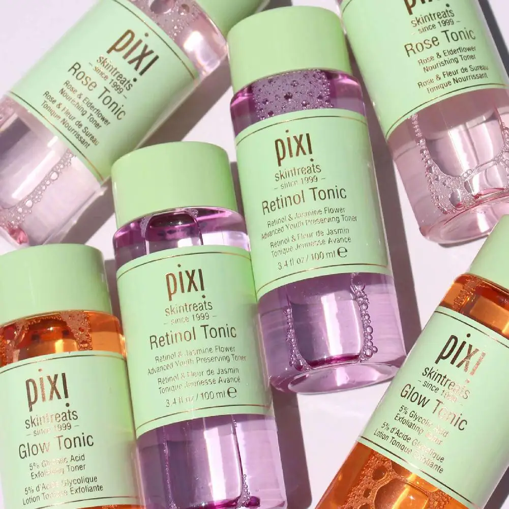 

Pixi 100ml 5% Glycolic Acid Glow Tonic Moisturizing Oil-controlling Essence Toners Astringent for Female Makeup Face Care Toner